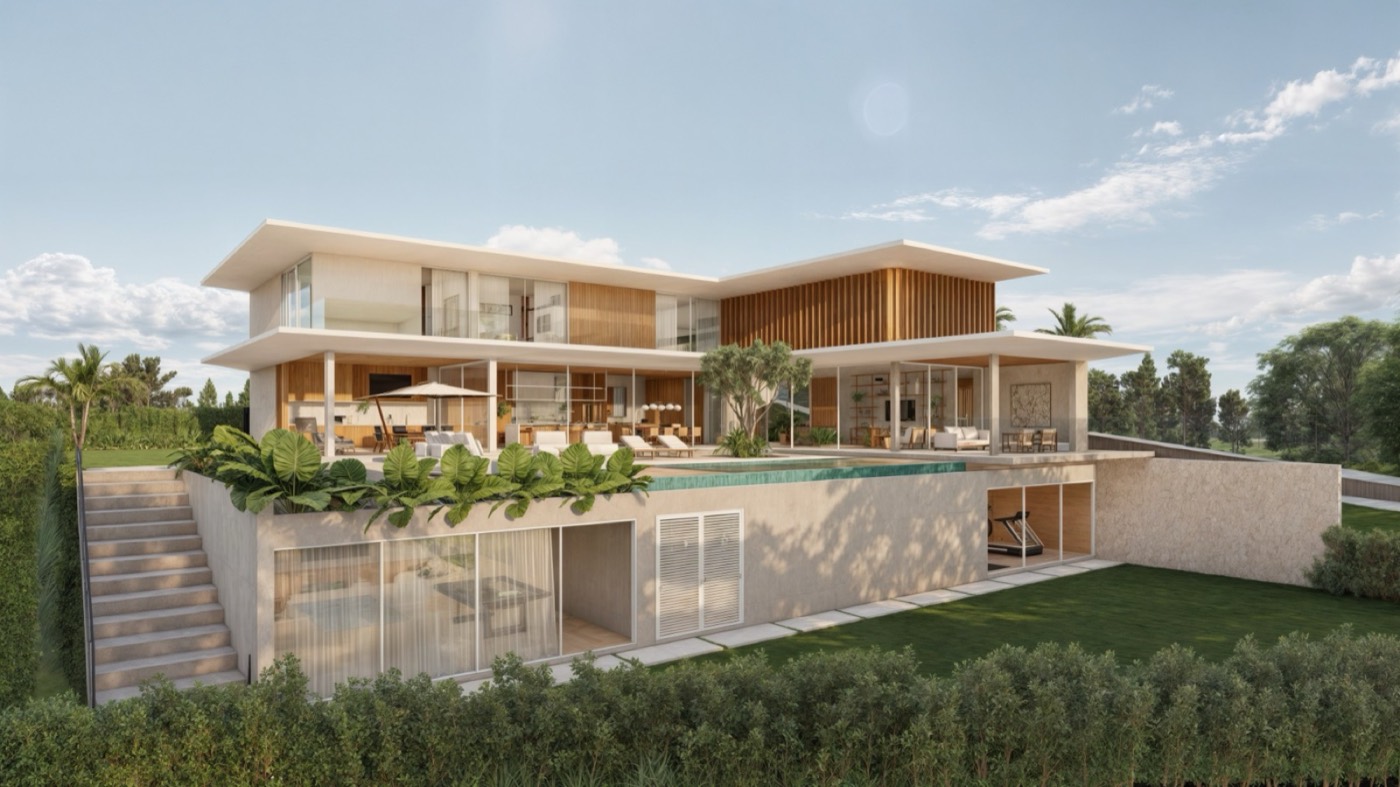 Casa EA, 700 m², Itatiba/SP, obra orçada pela LMF Engenharia